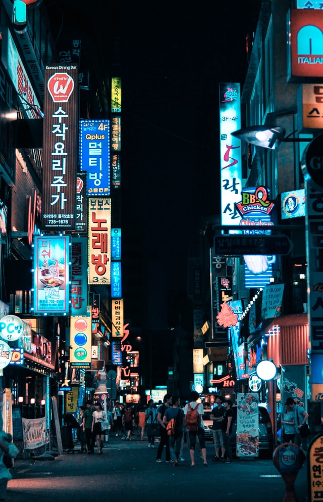 Myeongdong shops